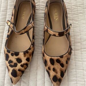 Ralph Lauren Leopard Print Flats